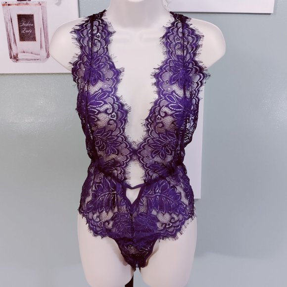 Avidlove Other - Avidlove One Piece Lingerie Lace Deep V Teddy